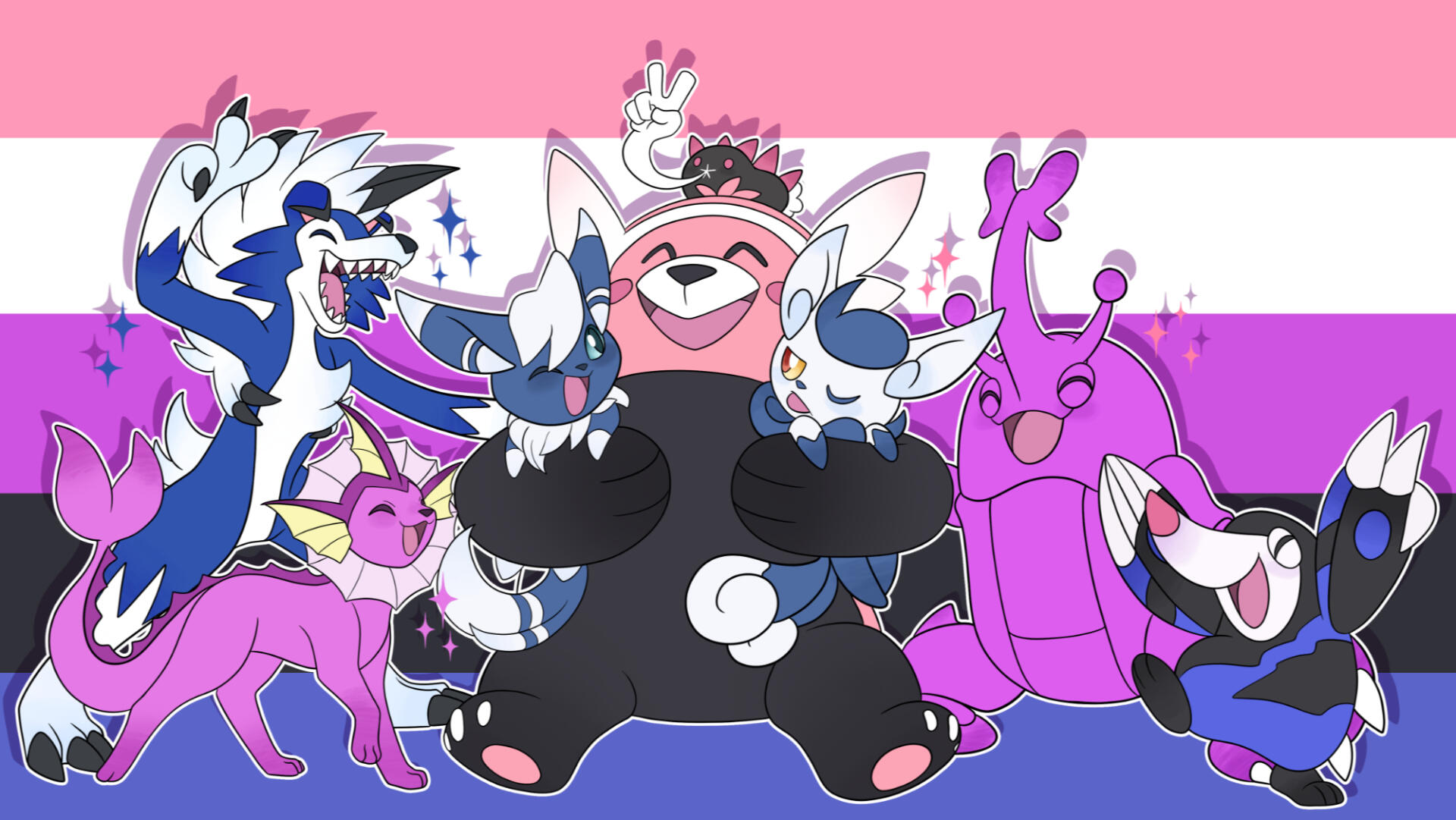 Bandeira Gênero-fluido